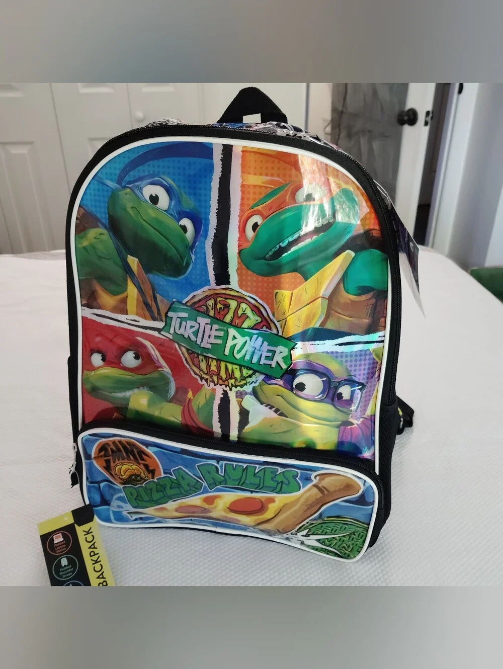 Teenage Mutant Ninja Turtles Backpack Nickelodeon New Michaelangelo 17